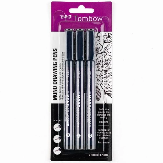 recycled Mono Black Drawing Pen