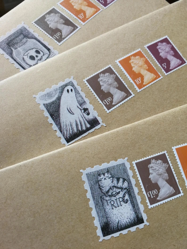 strong Spooky Stamps Art Washi Tape