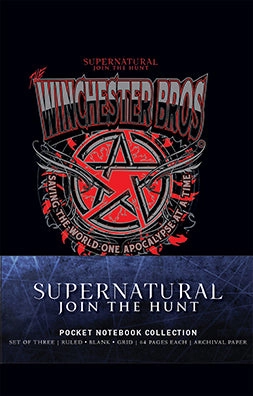 wide metallic Supernatural Pocket Notebook Collection (Set Of 3)