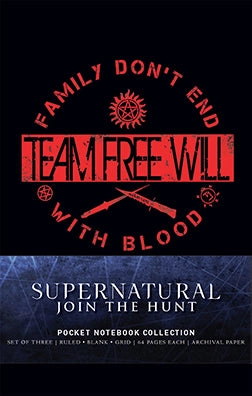 short Supernatural Pocket Notebook Collection (Set Of 3)