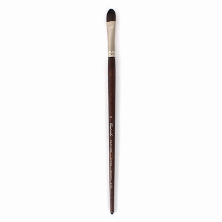 Textura Filbert Synthetic Brush sturdy flat