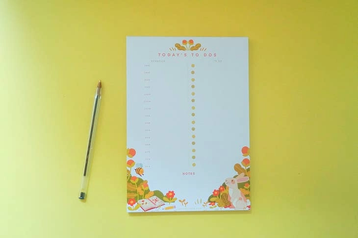 pastel Daily To Do List - A5 Desk Planner