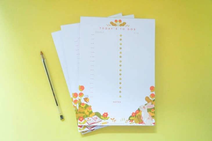 multipurpose Daily To Do List - A5 Desk Planner