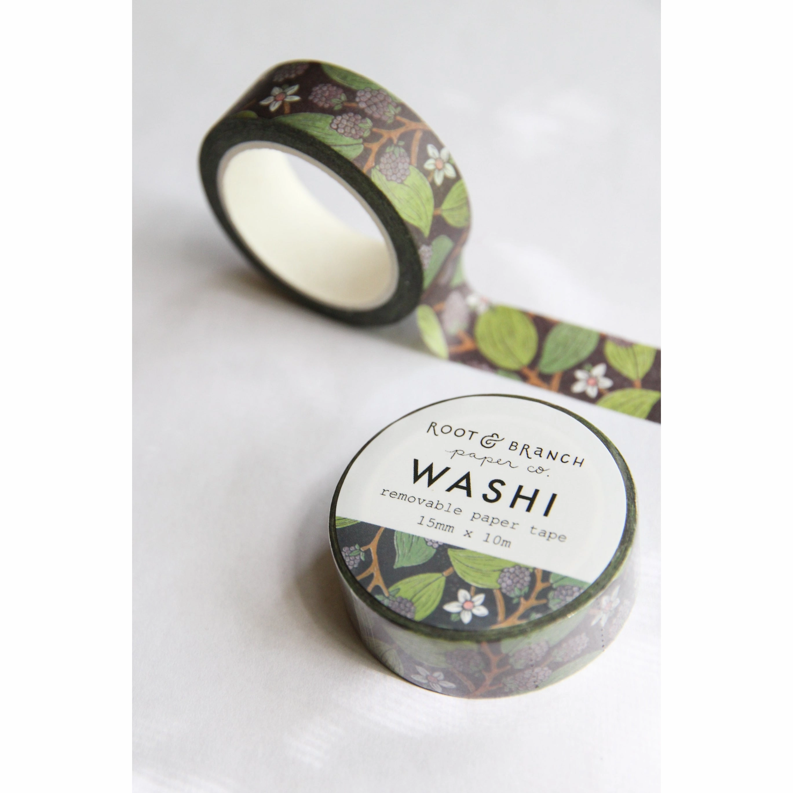Wild Blackberry Washi Tape solid