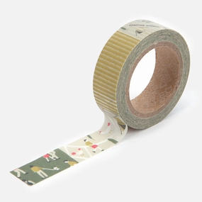 short glossy Dailylike Washi Tape - Camping Map
