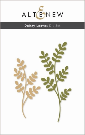 Dainty Leaves Die Set rubber