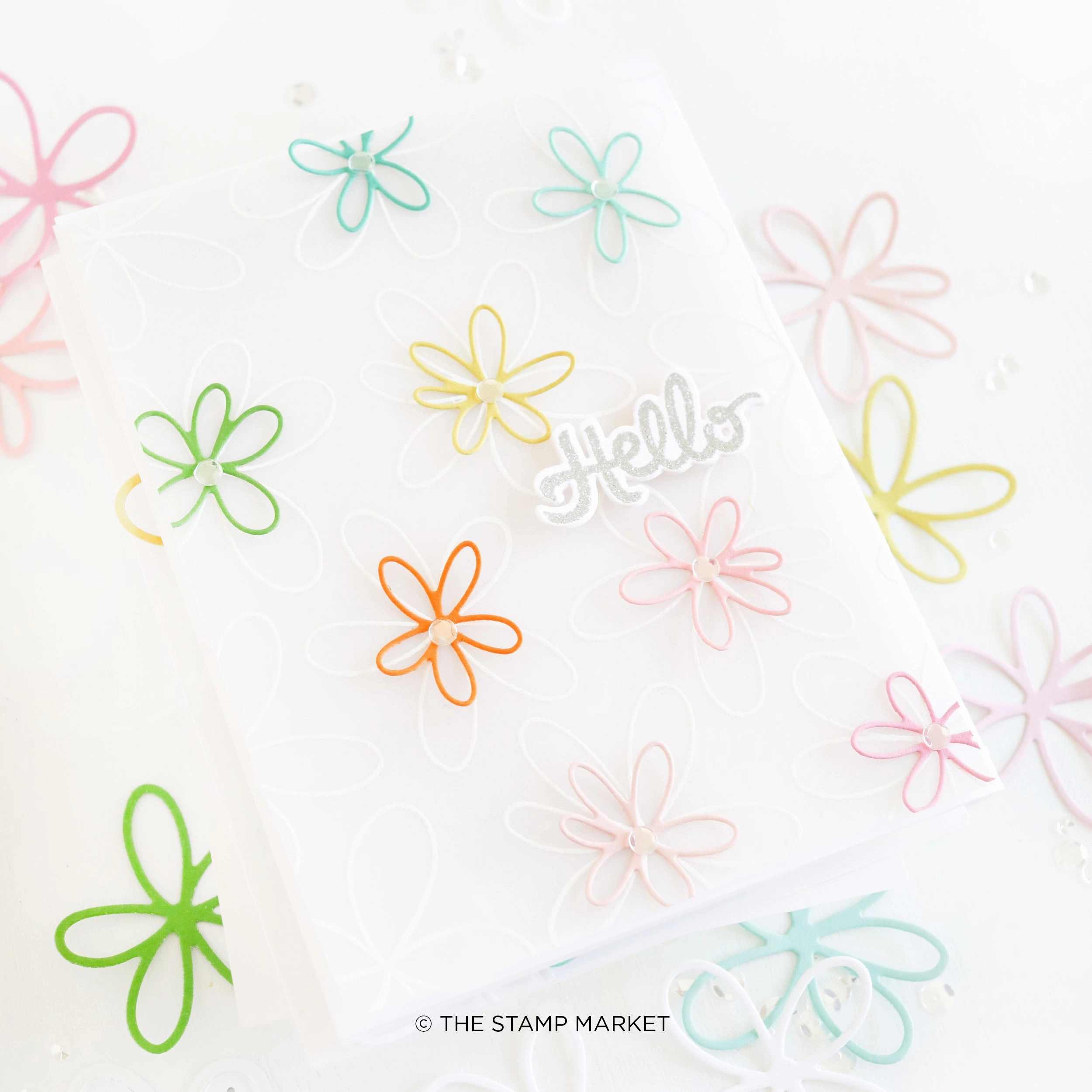 deluxe minimalist Daisies & More Daisies Stamp