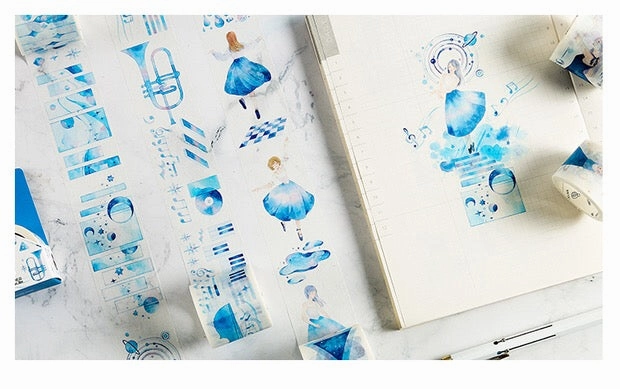 Dancing Galaxy Washi Tape essential metal