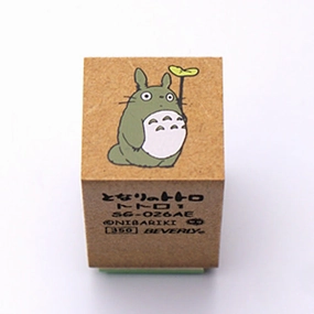 bronze Dancing Totoro Rubber Stamp