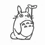 set Dancing Totoro Rubber Stamp