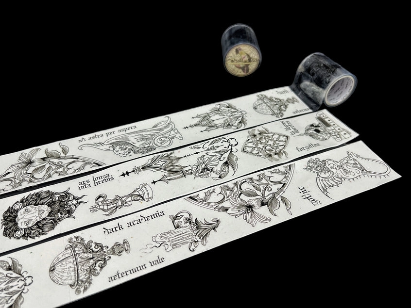single synthetic Dark Academia Pet Tape