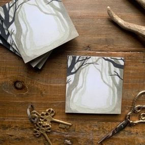 Dark Forest 3X3 Sticky Notes matte ceramic