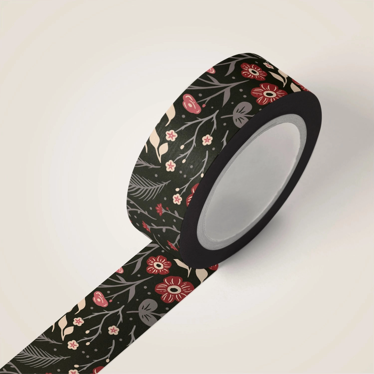 economical resilient Dark Paradise Floral Washi Tape