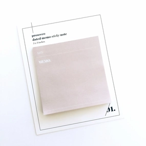 Dated Memo Sticky Notes | Prosecco eco classic