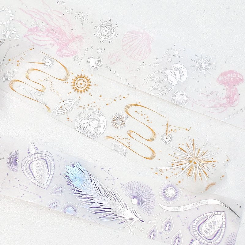 Daylight Washi Tape Foil Bgm metal automatic