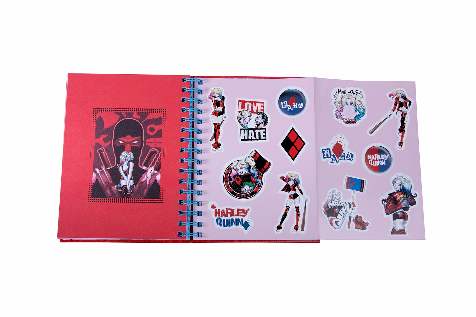 glass Dc Comics: Harley Quinn Spiral Notebook