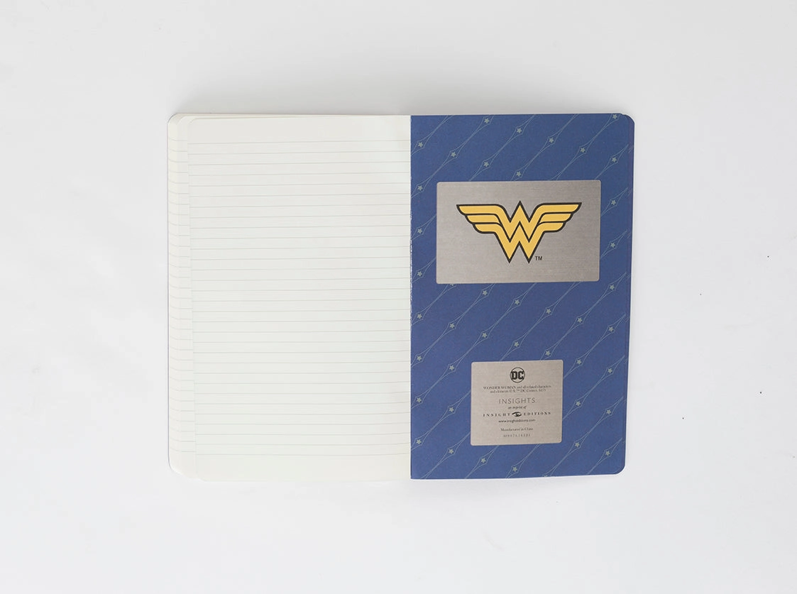 collapsible Dc Comics: Wonder Woman Ruled Notebook