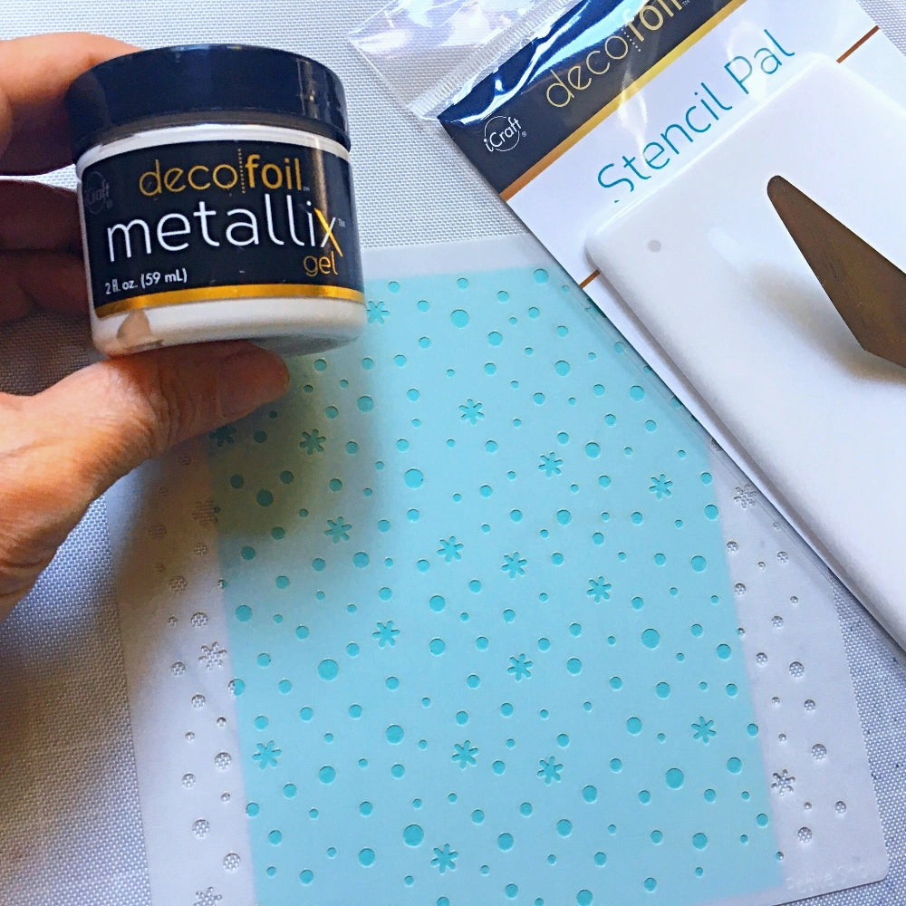 Decofoil Stencil Pal - 2 Piece Set Of Palette Knives deluxe