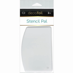refined daily Decofoil Stencil Pal - 2 Piece Set Of Palette Knives