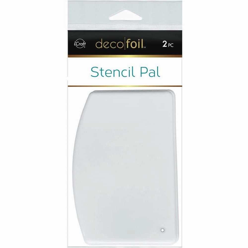 refined daily Decofoil Stencil Pal - 2 Piece Set Of Palette Knives