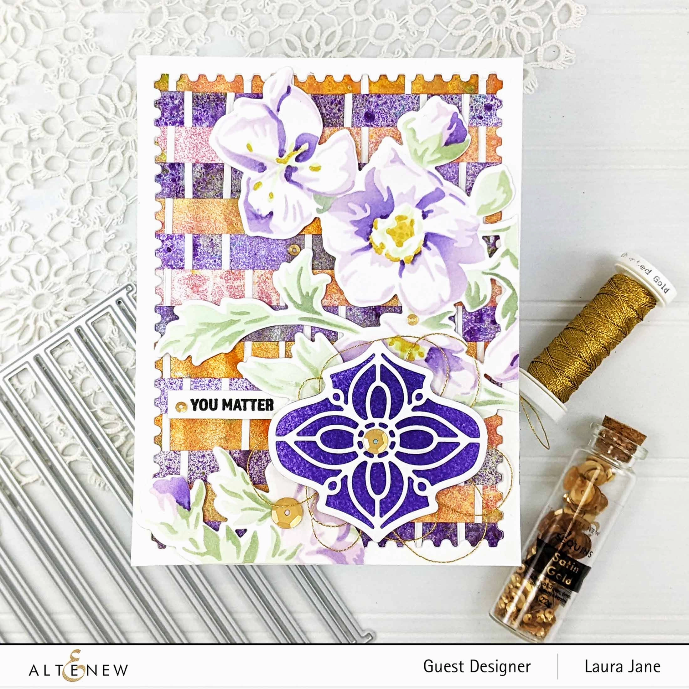 slim Decorative Enamels Die Set