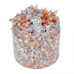 Cosmic Shimmer Gilding Flakes "Red Speckle" solid single