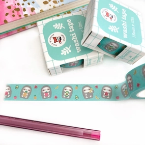 versatile Fruit Sloth Washi Tape
