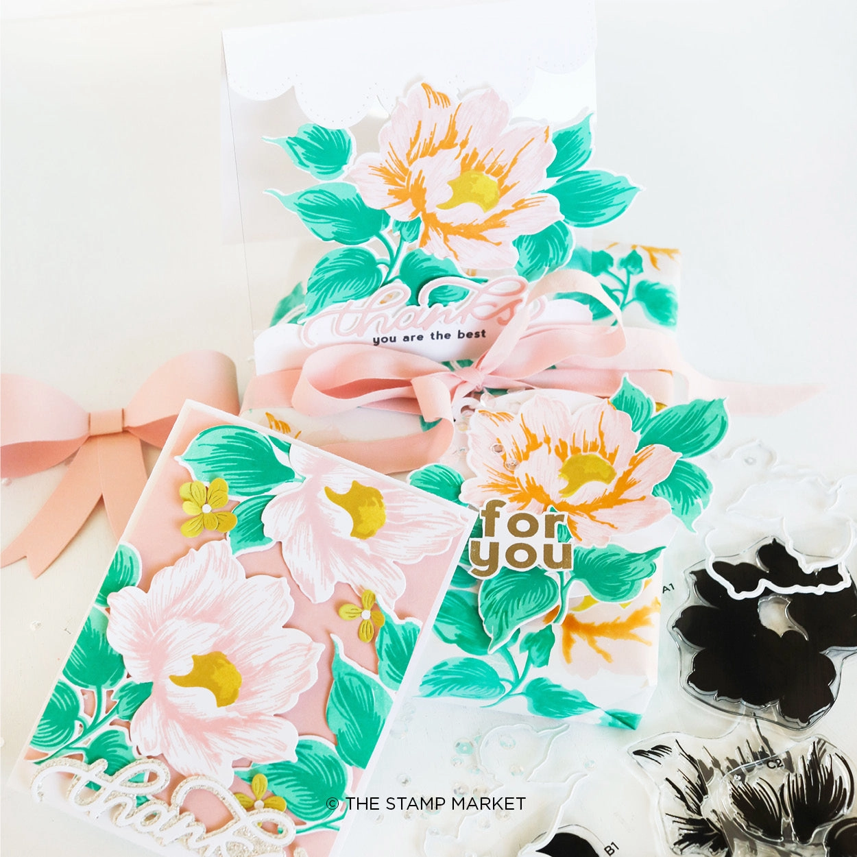 tiny Majestic Blooms Stamp & Die Bundle