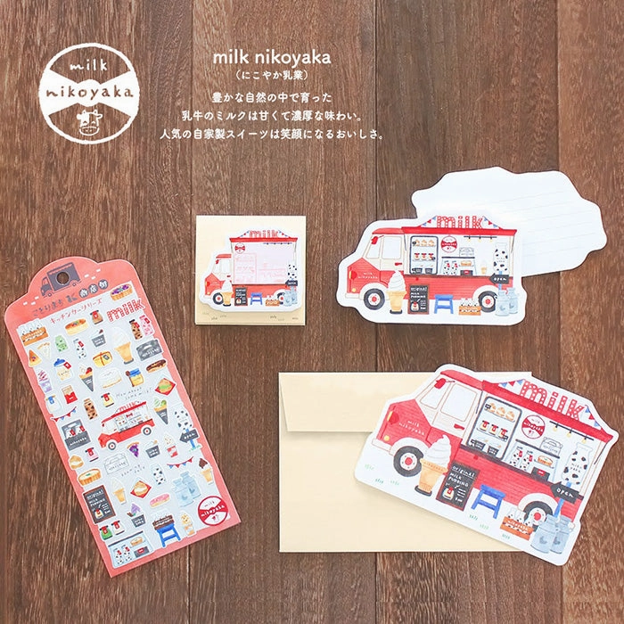 automatic Milk Truck Sticky Notes Mind Wave
