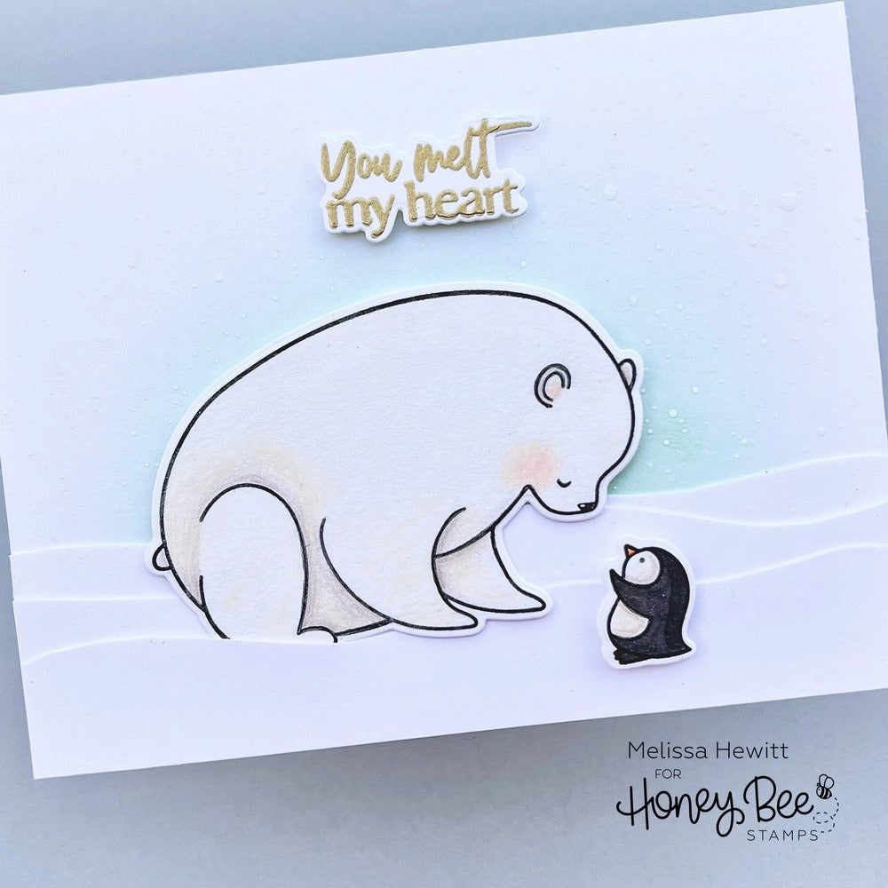 warm strong Polar Pals - 4X6 Stamp Set
