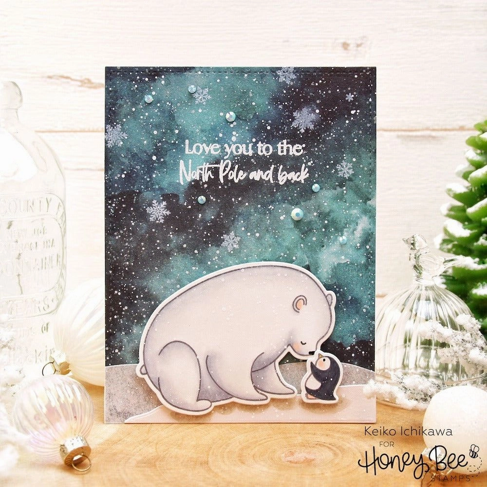 Polar Pals - 4X6 Stamp Set magnetic