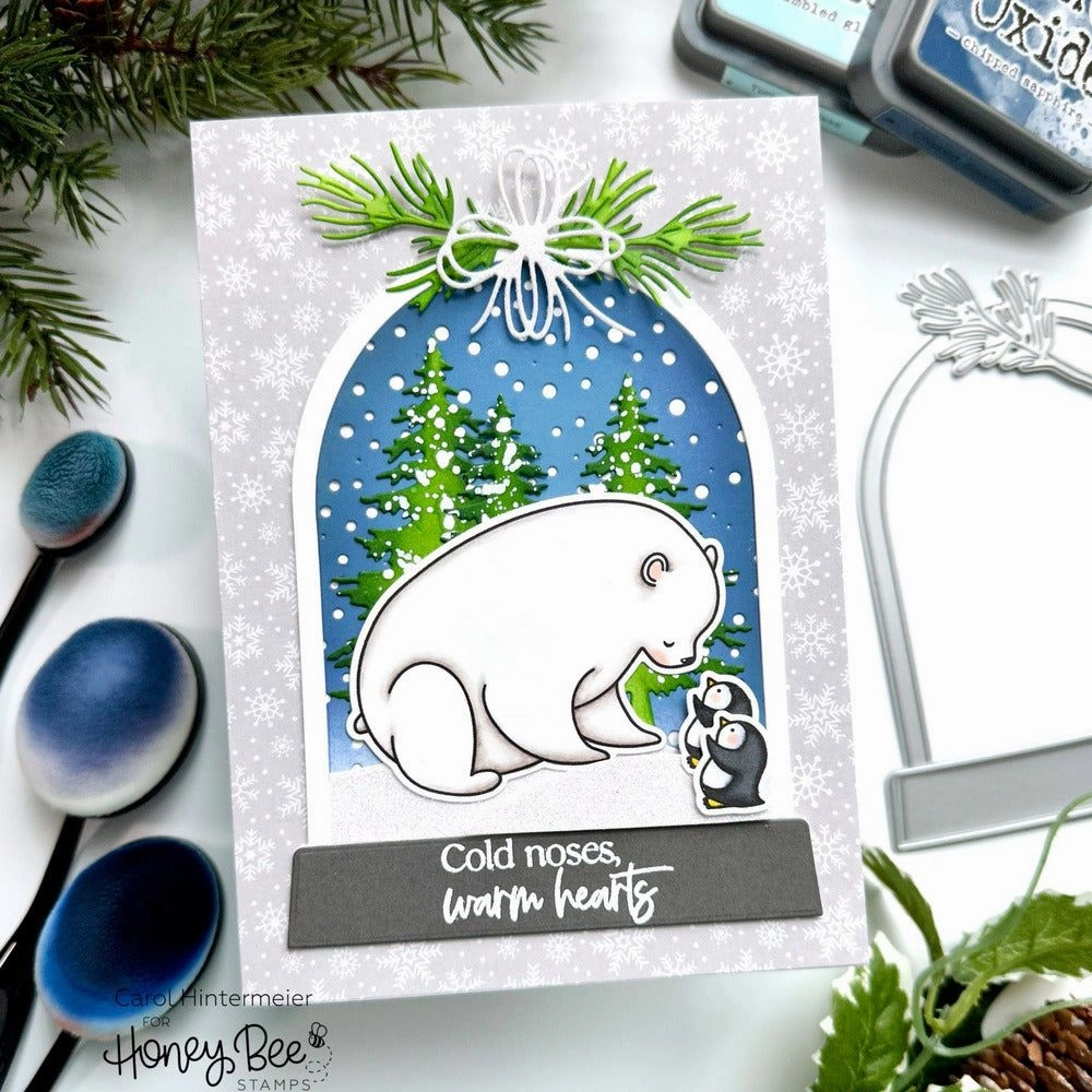 heatproof Polar Pals - 4X6 Stamp Set