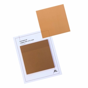 retro antislip Transparent Sticky Notes | Cappuccino