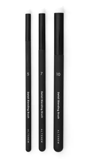 heatproof Detailed Blending Brush Set (Angled Bristles)