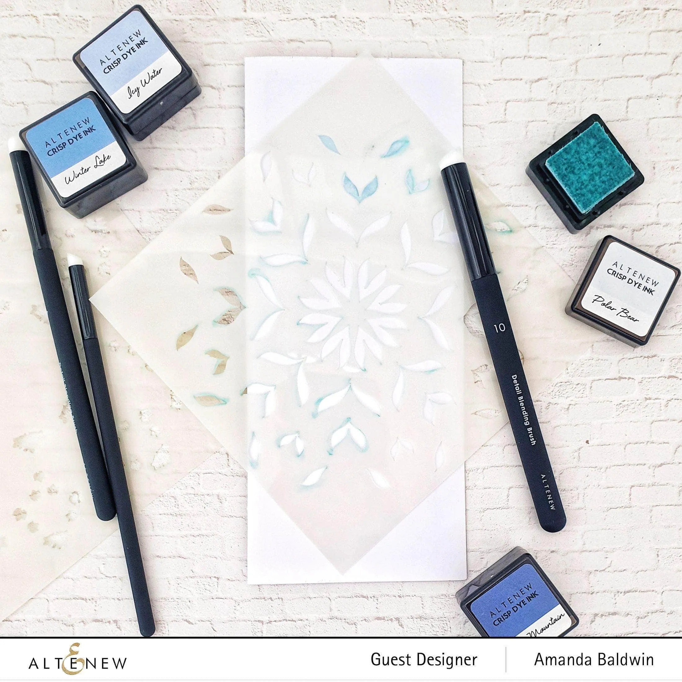 cotton strong Detailed Blending Brush Set (Angled Bristles)