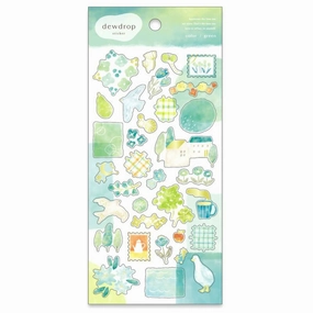 original Dewdrop Sticker Sheet - Green