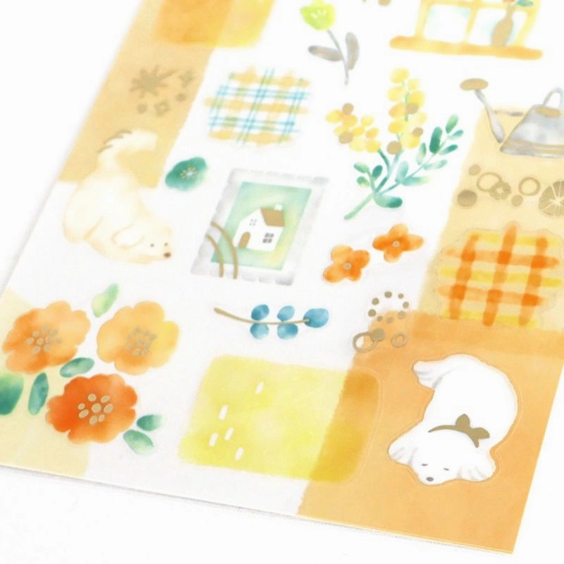 quality finest Dewdrop Sticker Sheet - Yellow