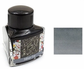 Diamine Bottled Ink 150Th Anniversary 40Ml Silver Fox glass