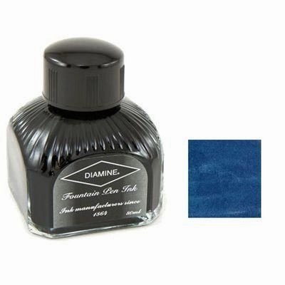 Diamine Bottled Ink 80Ml Blue Black handy