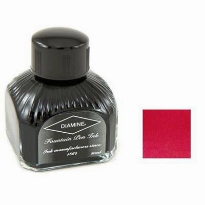 Diamine Bottled Ink 80Ml Classic Red maxi