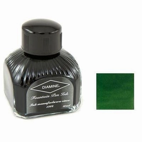 Diamine Bottled Ink 80Ml Emerald round