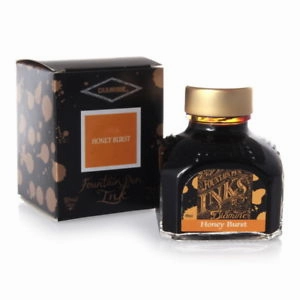 small Diamine Bottled Ink 80Ml Guitar Honey Burst