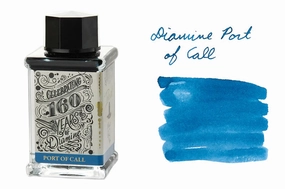 giant locking Diamine Inkwell Ink - 75 Ml - Port Of Call