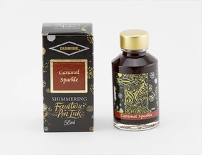pack soft Diamine Shimmer 50Ml Fountain Pen Ink - Caramel Sparkle