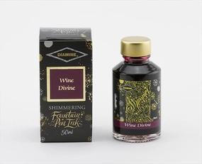 thin Diamine Shimmer 50Ml Fountain Pen Ink - Wine Divine