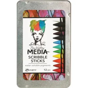 Dina Wakley Media Scribble Sticks muted