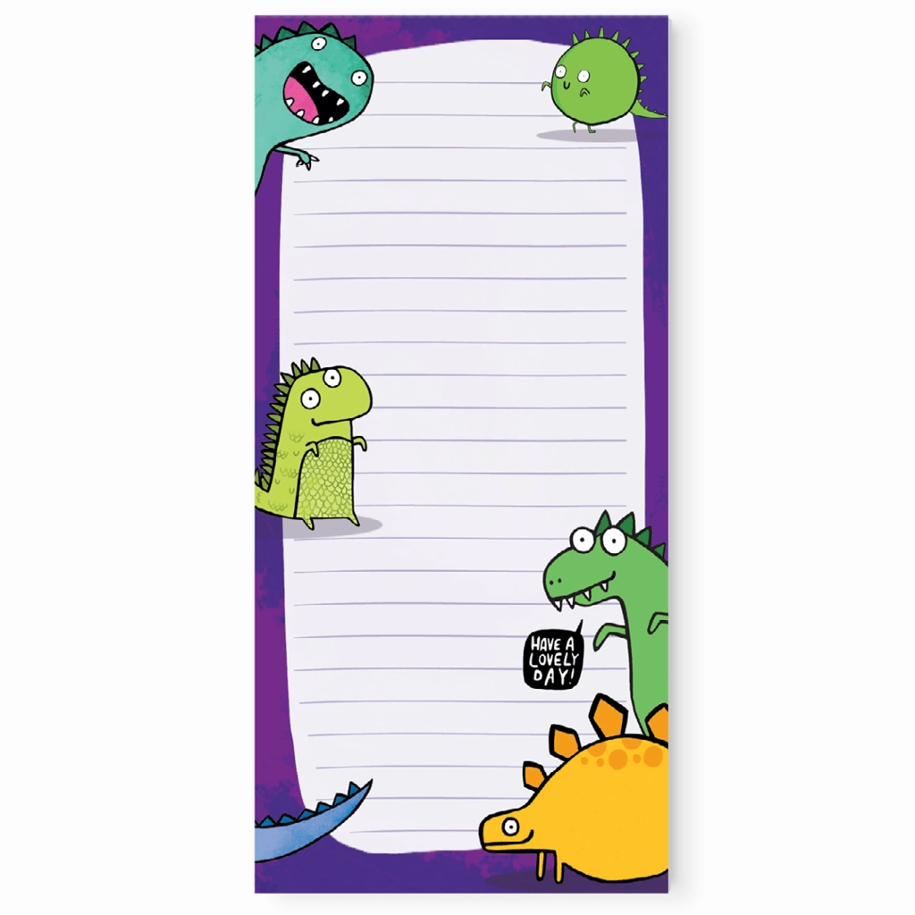 original single Dino Magnetic Dl Notepad