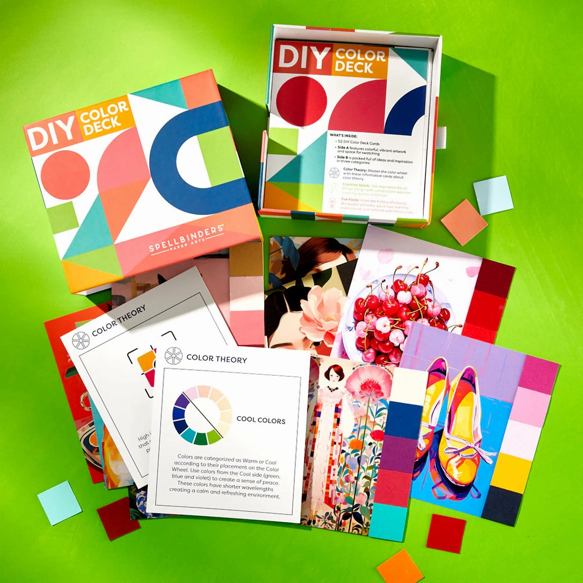 seasonal Diy Color Deck Builder Bundle - Box, Cards, 1" Paper Punch And Cardstock