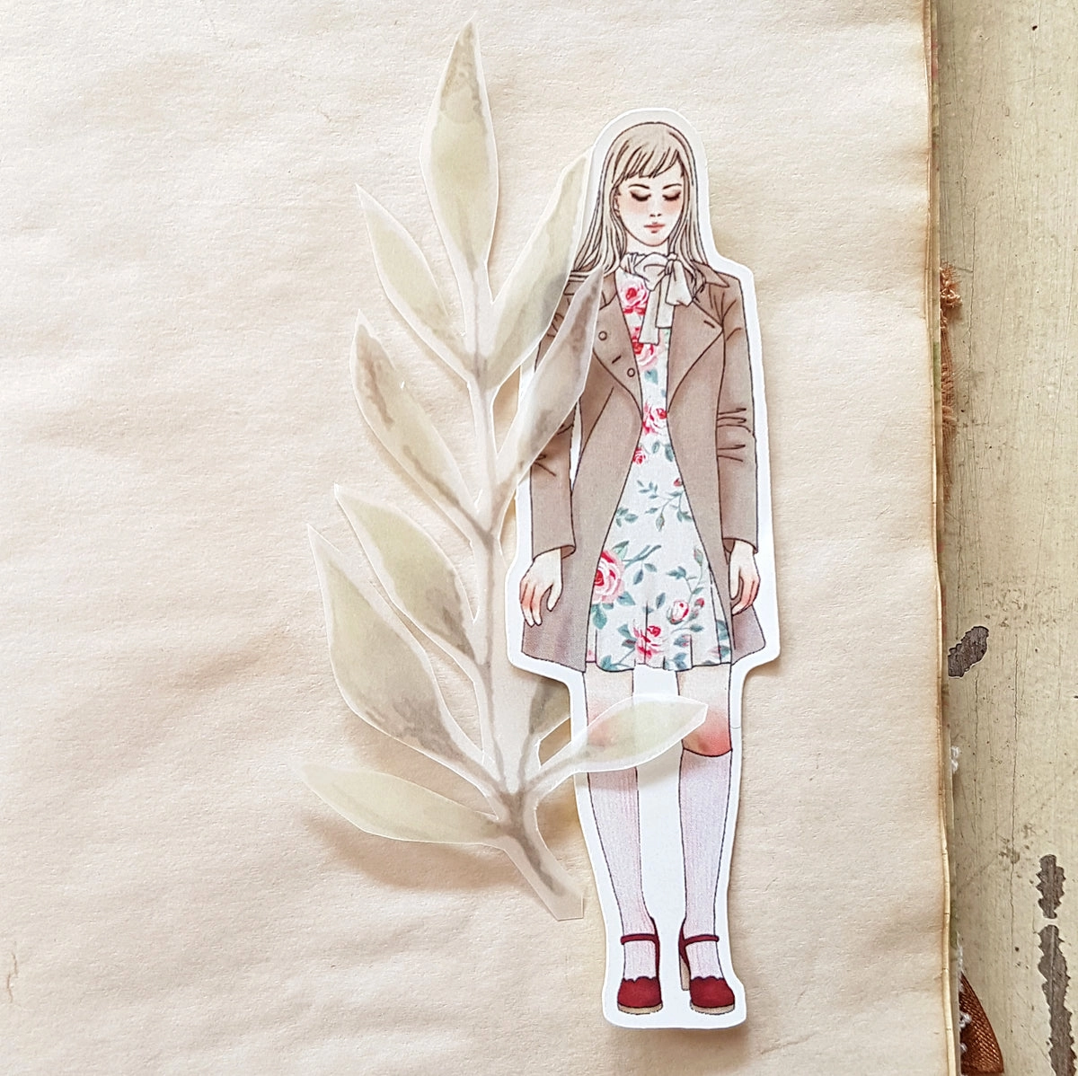 earthy strong Dolls Girls Stickers In Tin Windry Ramadhina
