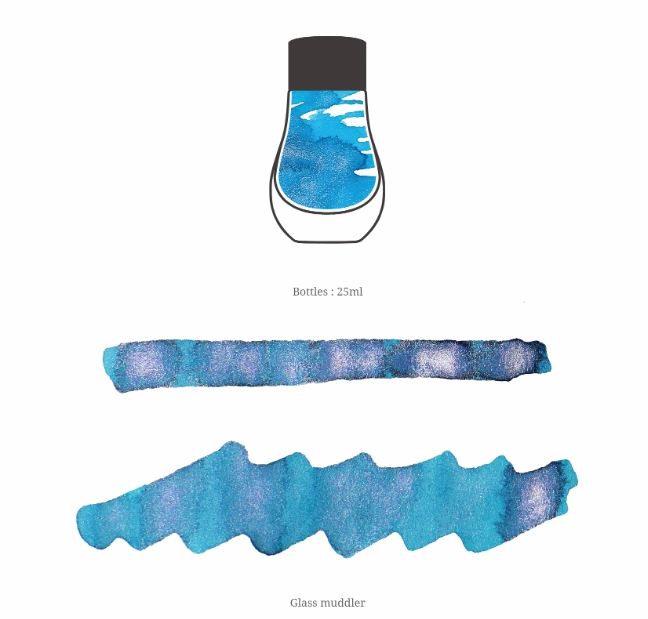 Dominant Industry Pearl Ink 25Ml - Glacier resin premium